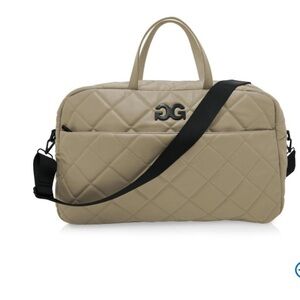 Gilda Paris Quilted Weekender Bag - Taupe - NWT